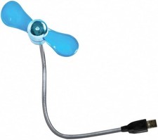 USB Personal Fan Mini Desk Laptop Flexible Gooseneck Portable With Tags Cooling