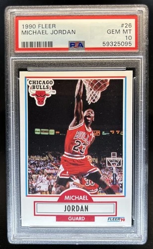 1990-91 Fleer Michael Jordan #26 Bulls PSA 10 GEM MINT