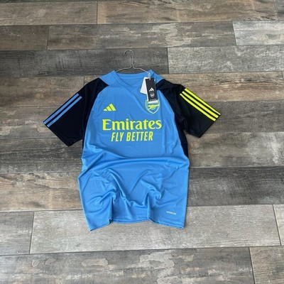 Adidas Arsenal 2023/2024 Training Trikot Oberteil Herren Small Brandneu mit Etikett Blau