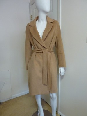 Cinzia Rocca Wool-Blend Wrap Coat  Size:40/4   $1200   NWT