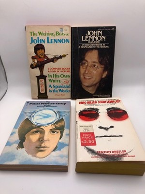 3 John Lennon & 1 Paul McCartney Paperbacks