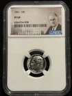 NGC 1961 Proof Roosevelt Dime 10C PF 69 Silver Philadelphia UNC 6564254-008