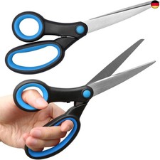 2 St&uuml;ck Linksh&auml;nder Schere, Robuste Stoffschere B&uuml;robedarf 8" Edelstahl, Li