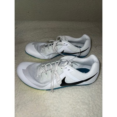 Nike Rival Multi Track and Field Spikes White Teal FZ9664-102 Mens 9.5 NEW Amazon.com | Unisex Zoom Rival Multi-Event (102 - White  main image 4