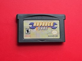 Advance Wars Game Boy Advance Nintendo GBA Authentic Saves Vintage RPG Gaming