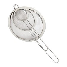 K&uuml;chensieb set 3-teilig sp&uuml;lmaschinenfest Haushaltssieb Set Edelstahl Sieb Set