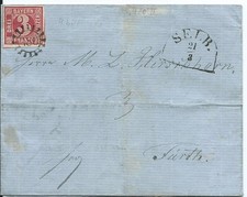 gMRSt Nr. 480 der 2. Verteilung auf Brief  m. Nr. 9 v. Selb nach F&uuml;rth