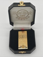 Hard Rock Cafe Boston Gold Limited Edition Collectible Pin in Display Case