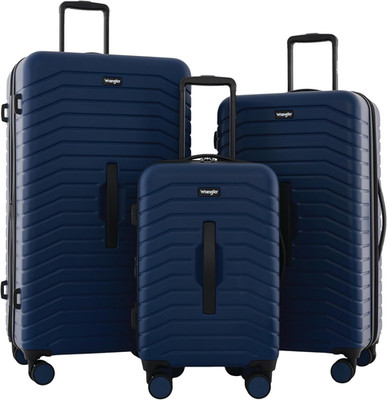 Poseidon Blue 3-Piece Spinner Luggage Set for Stylish Travel