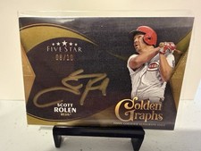 2024 Topps Five Star Scott Rolen GG-SR Golden Graphs Gold Auto 8/10