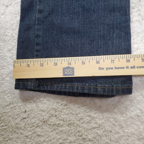 Levi 527 Jeans Boys Size 12 Husky 32x27 Blue Bootcut - Picture 9 of 9