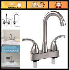 4-Inch RV Bathroom Sink Faucet Replacement - Durable, Easy Install, Modern Desig