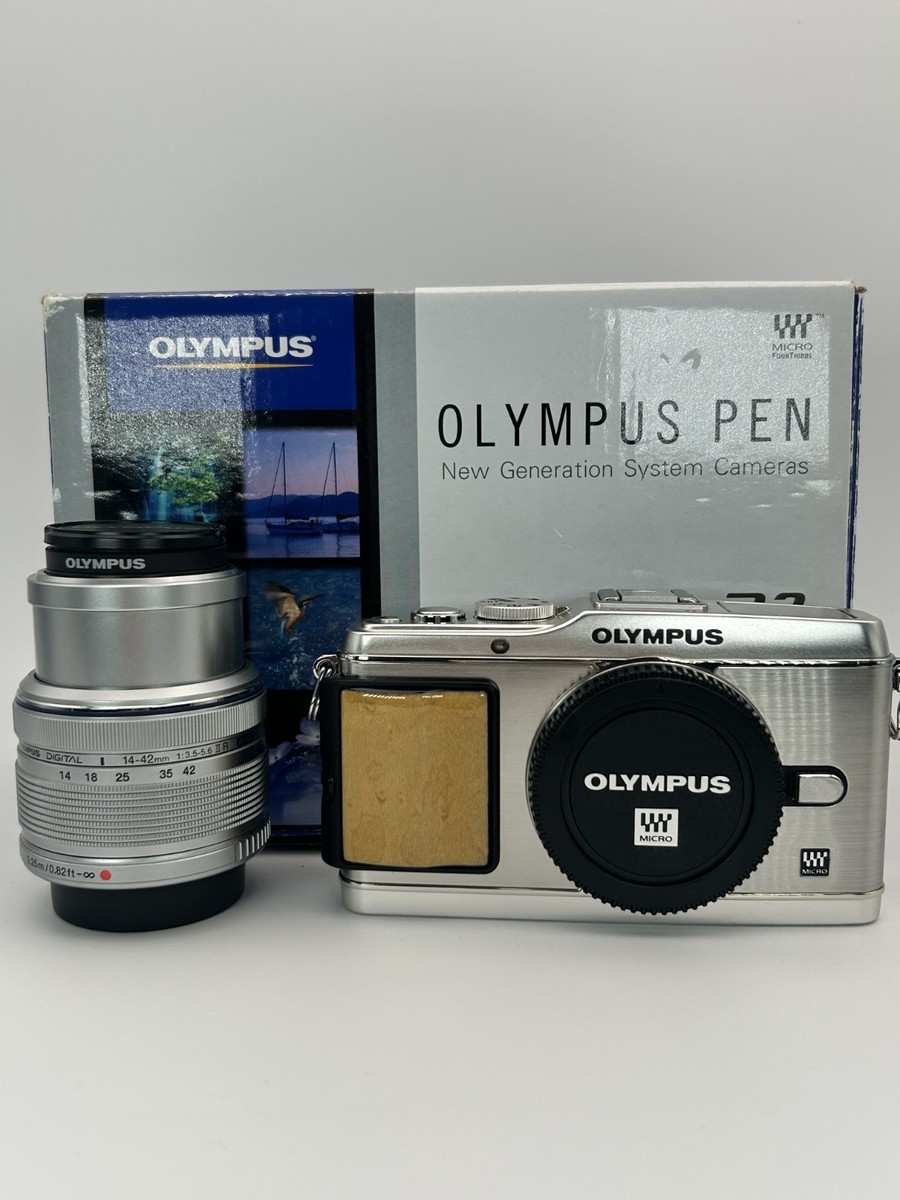 Excellent++] Olympus PEN E-P3 Silver 14-42mm Kit Lens w/Box Tested