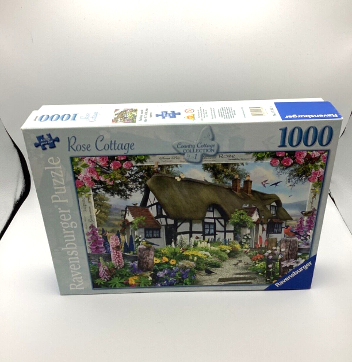 Ravensburger Rose Cottage 1000 Piece Jigsaw Puzzle Used Complete