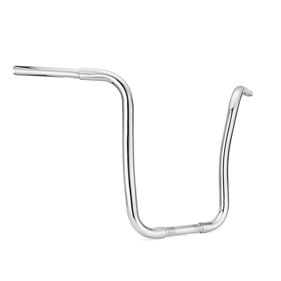 Manillar de barra de grasa de 1-1/4" Rise Ape Hanger de 18" para Harley Road King Glide Foto 3 de 4