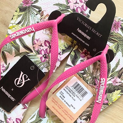 Havaianas x Victoria's Secret Slim Flip-Flop Pink Tropical Floral
