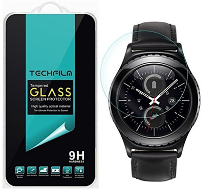 TechFilm Tempered Glass Screen Protector Saver for Samsung Gear S2 Classic