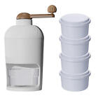 Manual Ice Crusher Shaver Portable Shaved Ice Machine Manual Snow Cone Maker