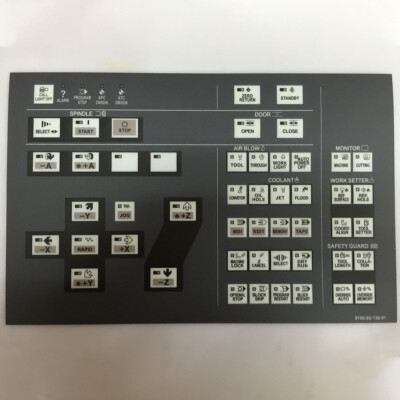 NEW Panel Button Film For Hitachi CNC Lathe VS40 VS50 VS60 9100-92-130-01