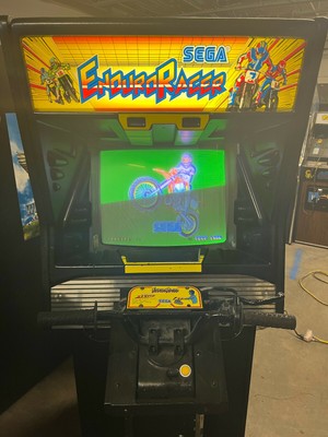 Flyer Original Enduro Racer / Shao-Lin's Road 1986 - Arcade SEGA, édition Espagne Cirsa Unidesa