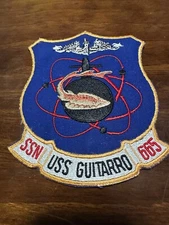 Vintage US Navy USS Guitarro Submarine Patch
