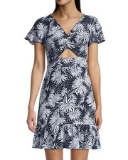 MICHAEL Michael Kors' Palm Kate floral-printed minidress, Size 16, $175