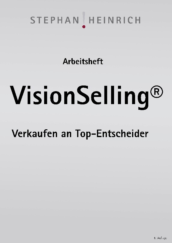 Thumbnail - Stephan Heinrich / Arbeitsheft Visionselling