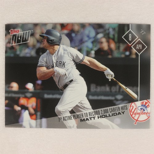 2017 Topps Now 22 Matt Holliday