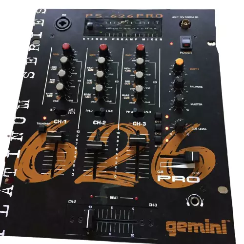 Mixer gemini PS-626PRO Dirty Operation confirmed