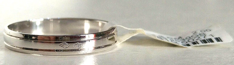 Alliance neuve motifs mariage Or blanc 18 carats massive femme homme 3mm bague - Photo 4/4