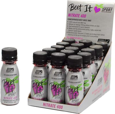 Beet It Sport Nitrate 400 - High Nitrate shots - Concentrated Beetroot Juice 15 