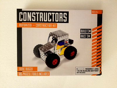 Constructors Motorized Dune Buggy Kit 105 Pieces Tools Incl Ages 8+ (New SEALED)