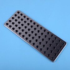 Car Non Slip Foot Rest Plate Drill Footrest Pedal Cover fit For Mercedes Benz