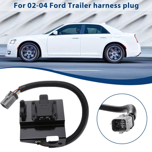 For 02-04 Ford F-250 F-350 Super Duty Trailer Tow Wiring Harness 4 & 7 Pin Plug - Picture 5 of 12