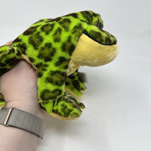 Ganz Webkinz Green Bull Frog Stuffed Toy Plush HM114 Sealed Unused Code 11” - Picture 13 of 14