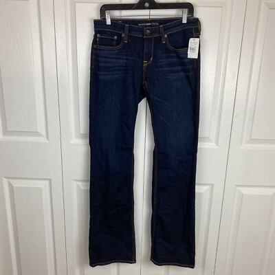 Big Star Size 29 X34 Remy Boot cut Low Rise Fit Dark Wash Denim Blue NWT  Western