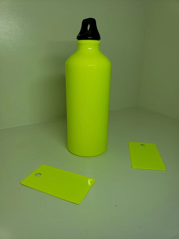 Neon Yellow Fluorescent Powder Coating Paint 1LB High Gloss USA Made - Image 4 of 4