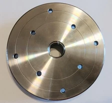 6" Woodworking Lathe Steel Faceplate For 1" x 8 Tpi Spindle