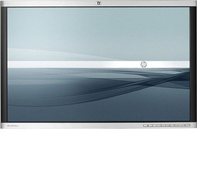 HP LA2205WG HD MONITOR 22" LED BACKLIT VGA DVI DP USB WIDESCREEN - NO STAND - Image 2 of 4