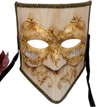 Venetian Mask Casanova Bauta Ball Mask Mardi Gras Carnival Masquerade Mens