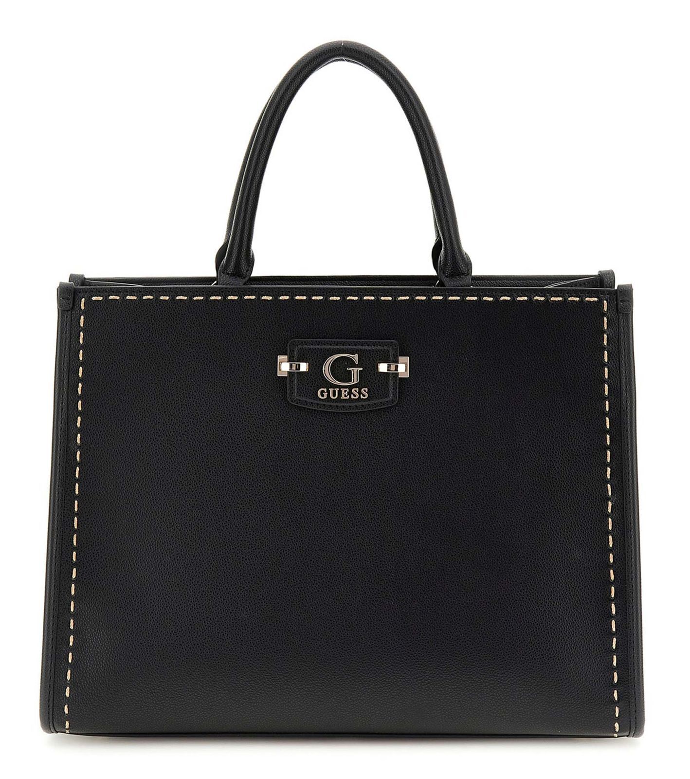 GUESS handbag Nastra 2 Compartment Tote Bag Black