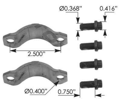 Universal Joint Strap Kit Part # 1658834C91, 57028X, 752.57028X | eBay