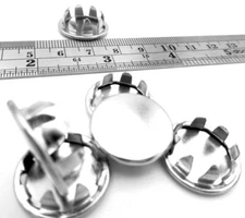 5/8" Hole Fit Nickel Plated Steel Hole Plug Fits Pipe Pole Tube End, All Weather