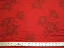 3 7/8 yards of embroidered drapery fabric r2565