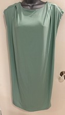 Ichi Green Soft Touch Stretch Tunic Dress Size Small