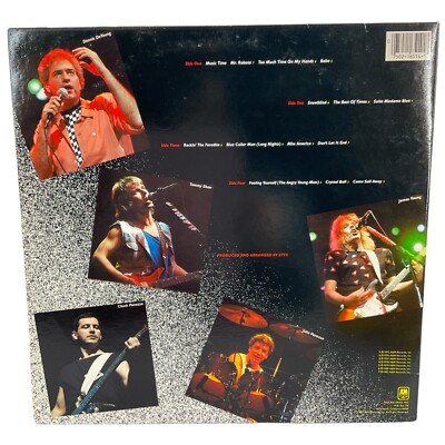 Styx Caught In The Act Live Record Double LP 1984 A&M Records