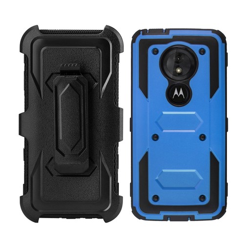 For Moto G6 Play Case Built in HD Screen Protector Film Full Protective Cover - Picture 9 of 29