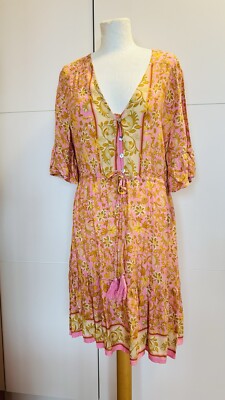 LABEL OF LOVE FLORAL Kleid Strandkleid  ️Tunika Gr M/L 38 40 - Neu