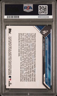 PSA10 Shohei Otani TOPPS NOW Dodgers Tops OS-2 | eBay