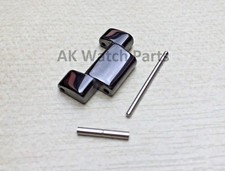 Black Ceramic LINK Fits Emporio Armani AR1421/AR1429/AR1455 spare strap/bracelet